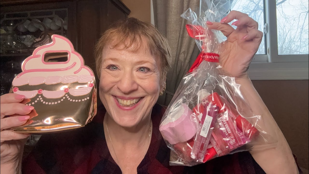 ASMR -Showing you a bath & body works gift haul while you warm up from the snow - gentle and caring