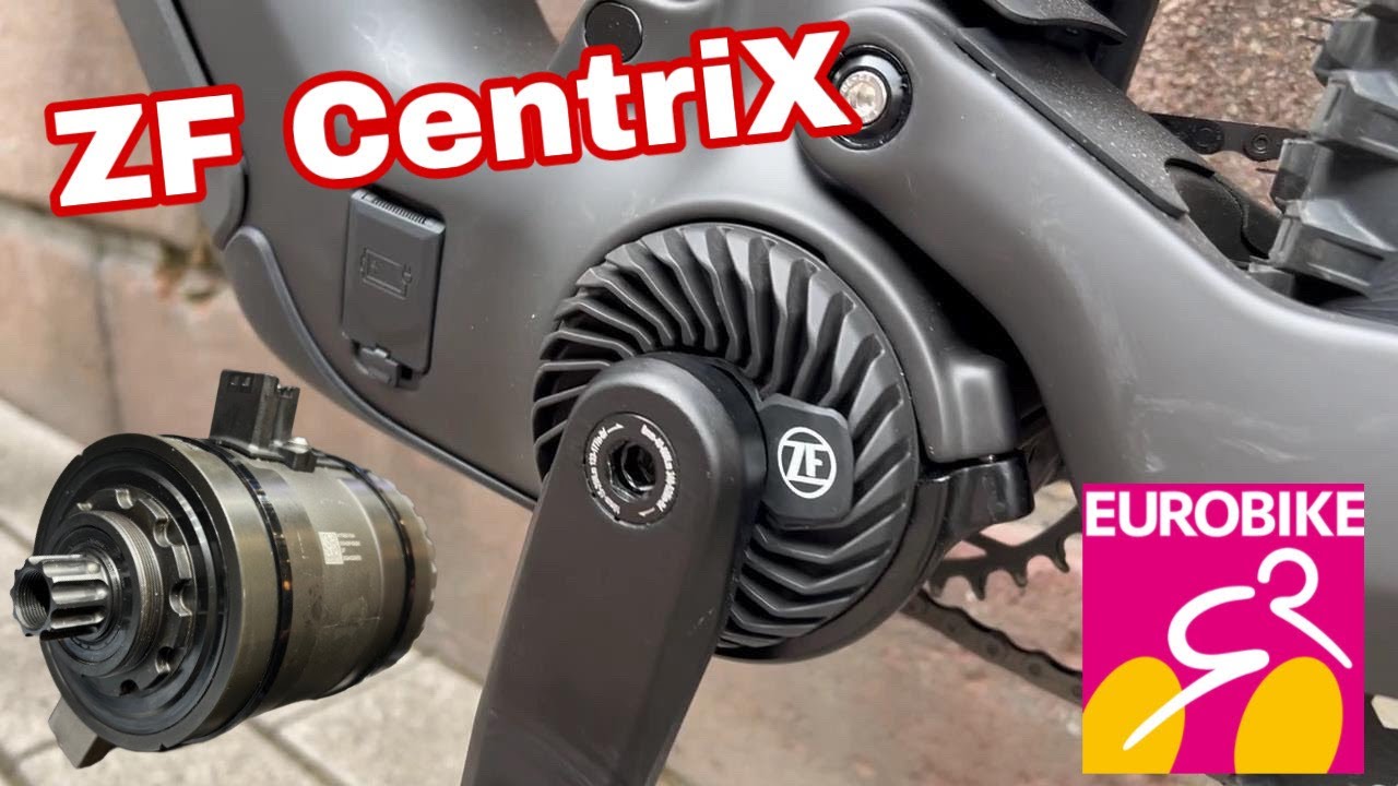 Testfahrt mit dem neuen ZF CentriX System im Raymon Tarok Ultra auf der Eurobike Neuheiten 2024
