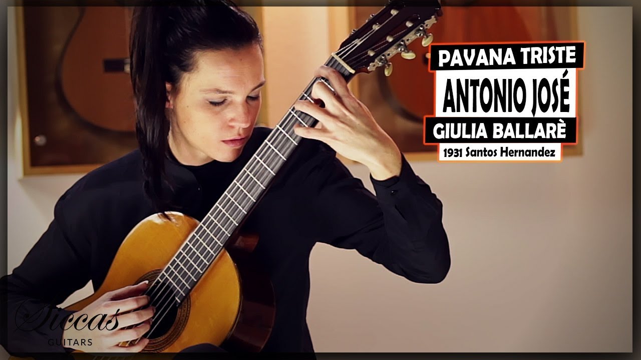 Giulia Ballaré plays Pavana Triste by Antonio José on a 1931 Santos Hernandez