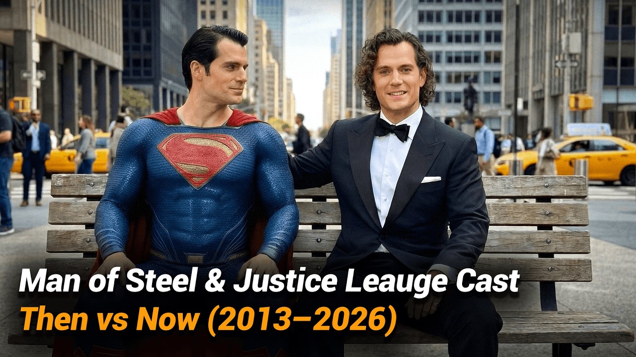 From Man of Steel to Justice League — Cast Then vs Now