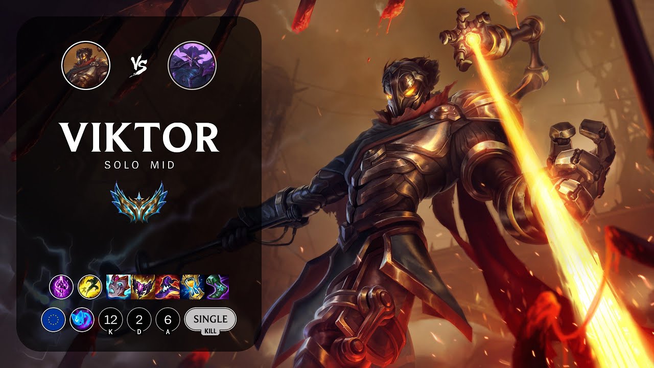 Viktor Mid vs Kassadin - EUW Challenger Patch 13.23