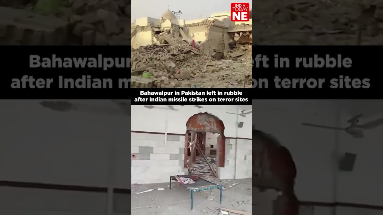 Visuals from Pakistan&rsquo;s Muridke, Bahawalpur reveal extensive damage and rubble