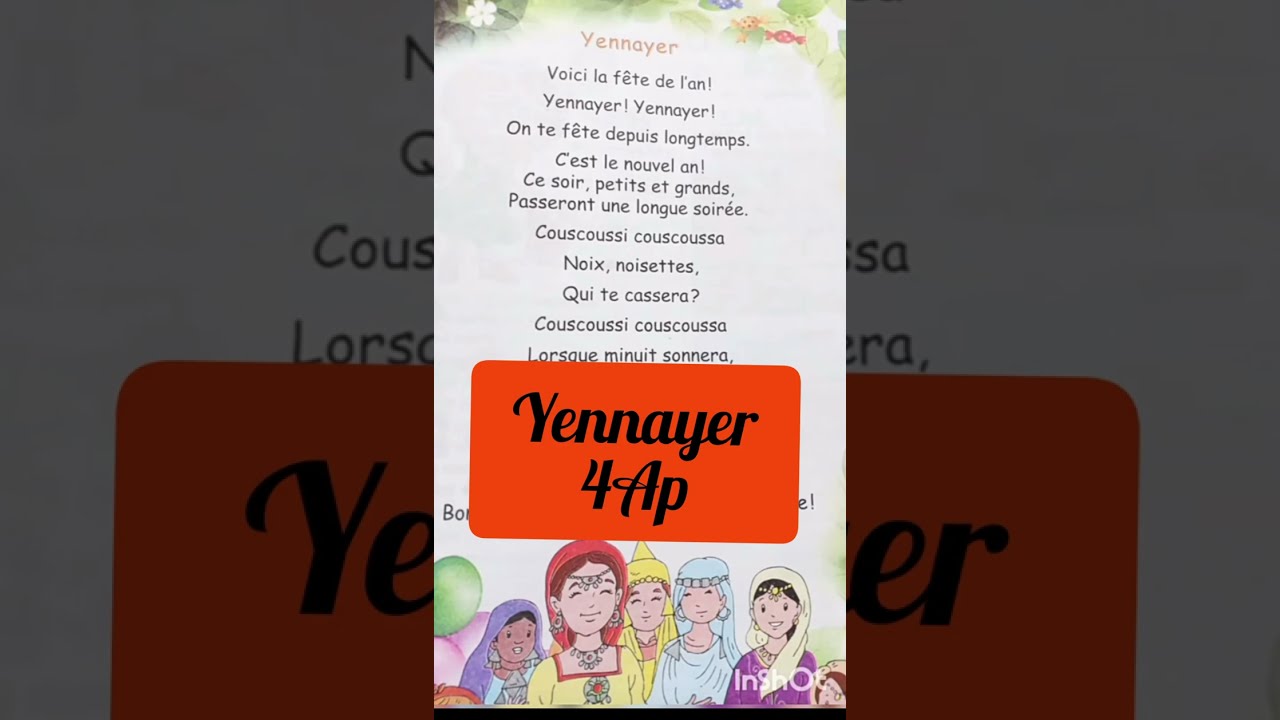 comptine *yennayer* 🎉💃4 Ap