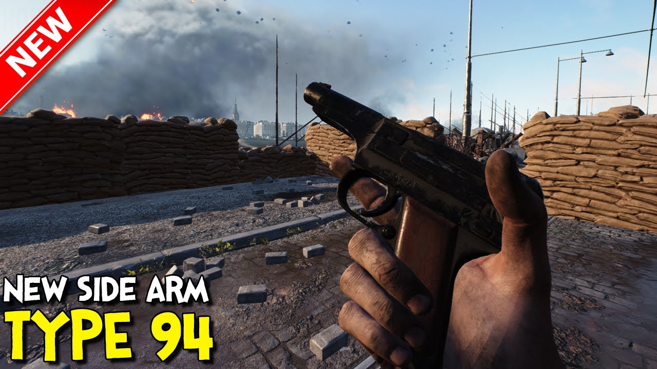 The type 94 Nambu Side Arm Gameplay  - Fastest reloading pistol in battlefield V