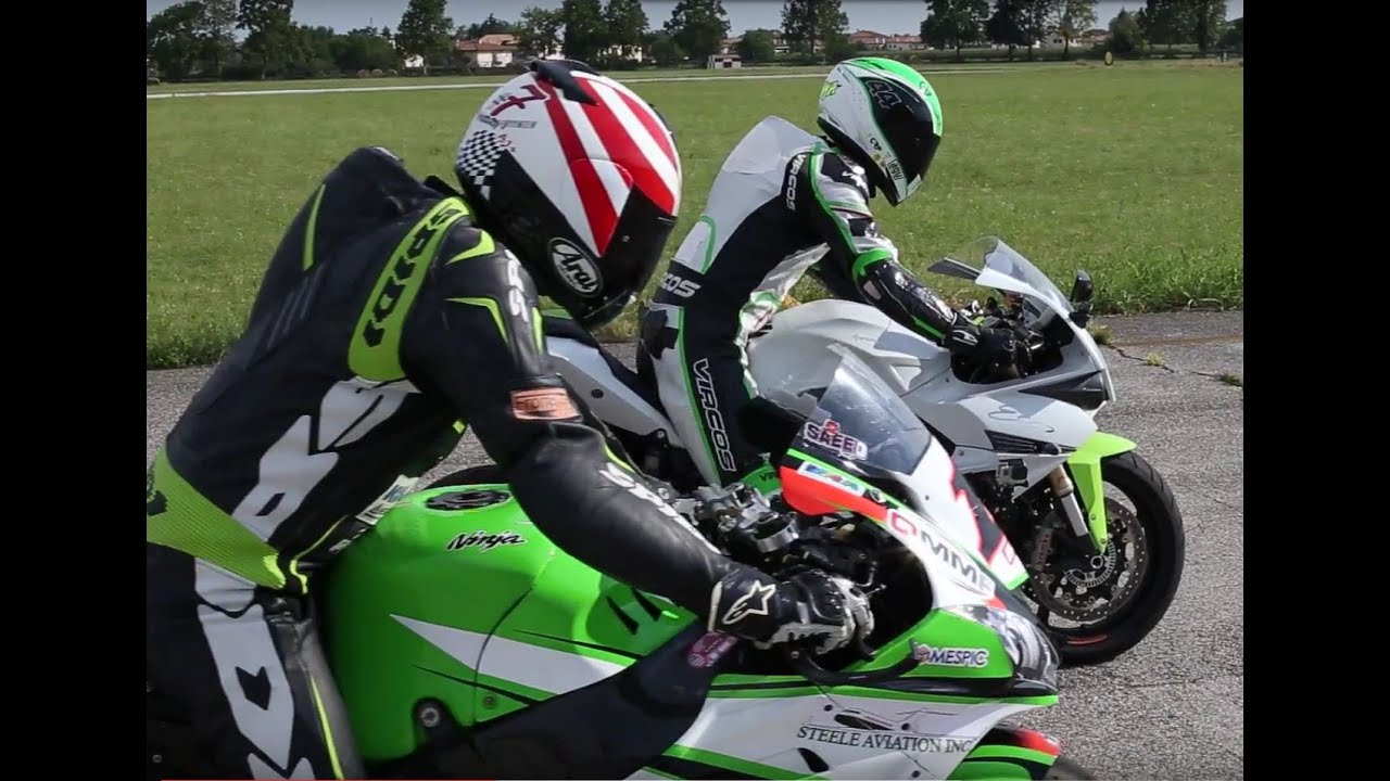 Drag Race Energica EGO - WSBK Kawasaki ZX10r - Lamborghini Gallardo LP 570 Super Trofeo