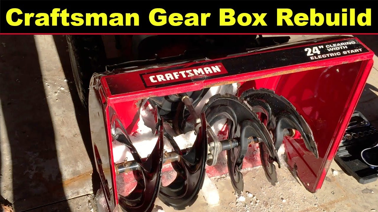 Your Snow Blower isn't Junk! Save it by replacing the Brass Augar Gear: Craftsman 24