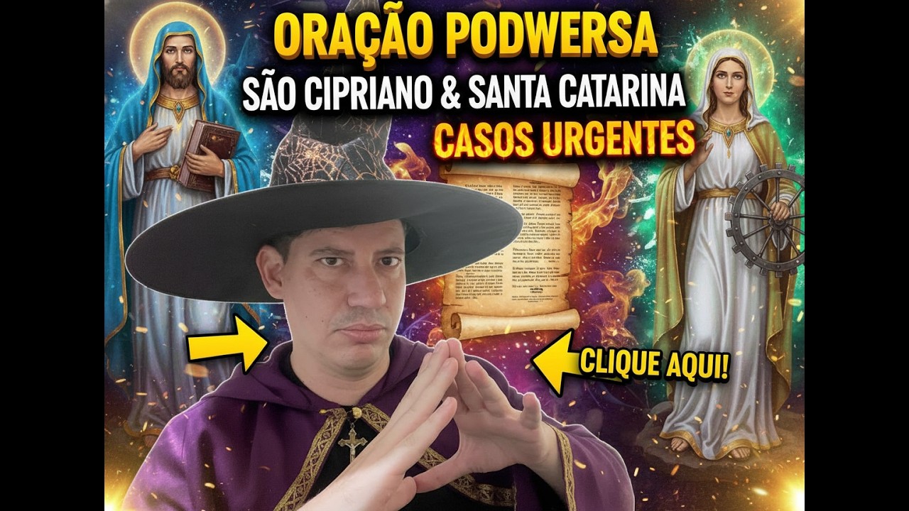 NOVA ORAÇÃO PERIGOSA SÃO CIPRIANO SANTA CATARINA - PEÇA AJUDA PARA ESSES 2 SANTOS