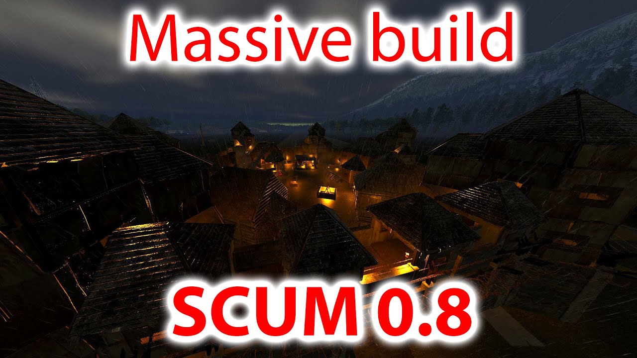 Massive modular base building - Castle-like compound | SCUM 0.8