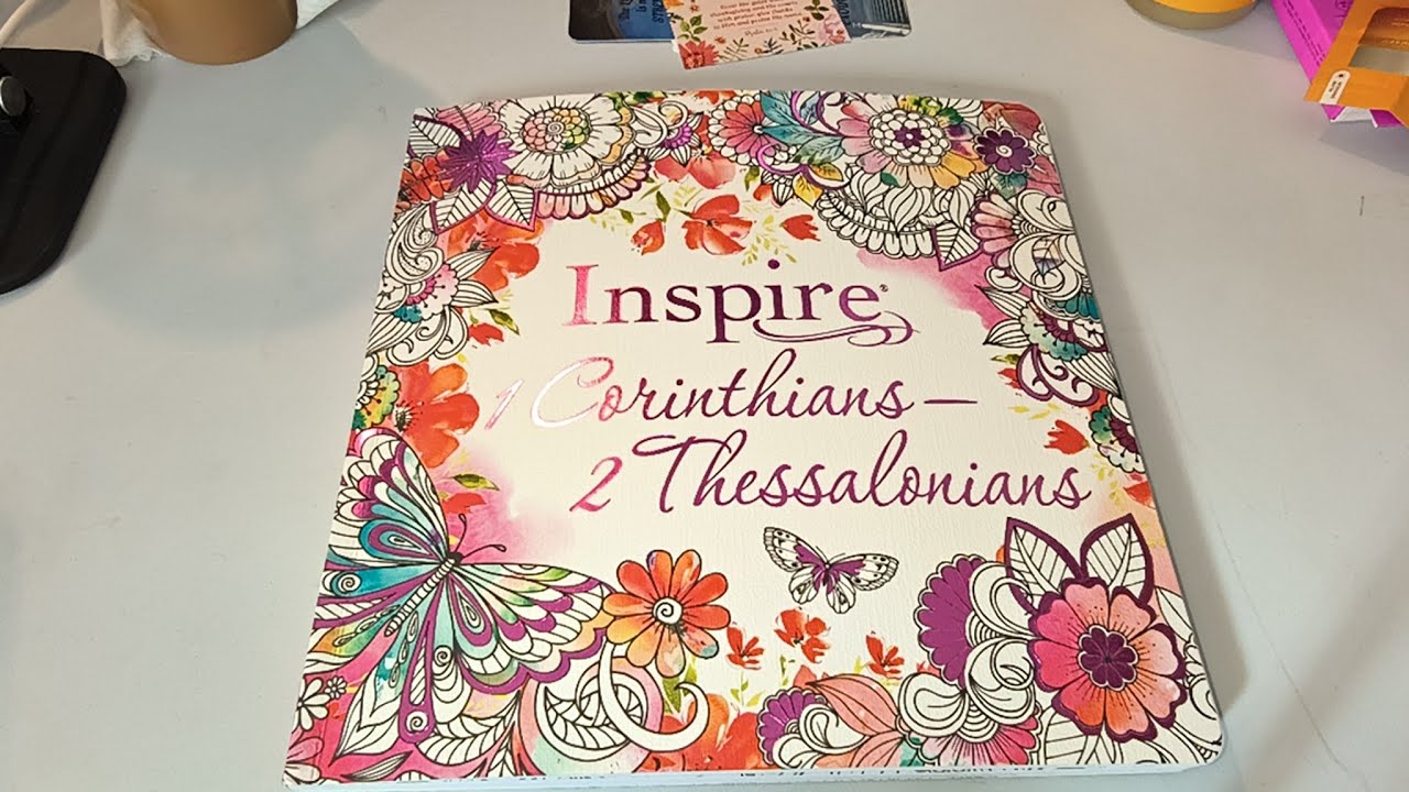 👉 Inspire 1 Corinthians–2 Thessalonians Creative Journaling Coloring Book | Flipthrough