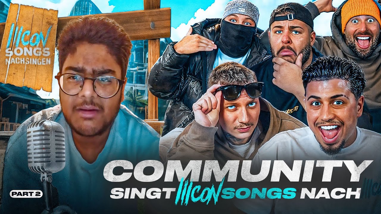 ICON 6 KÜNSTLER HABEN LACHFLASH 🤣 Community singt Icon 6 Lieder 🎤