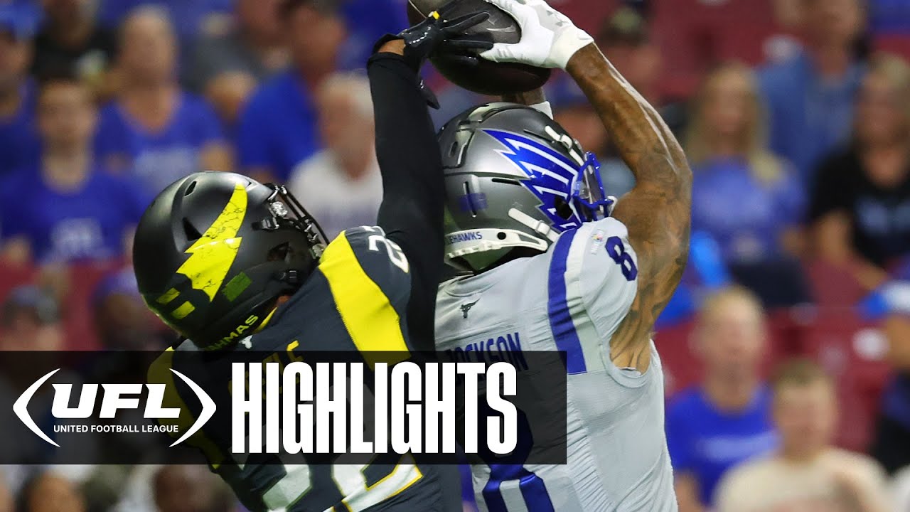 St. Louis Battlehawks vs. San Antonio Brahmas Highlights | UFL on FOX