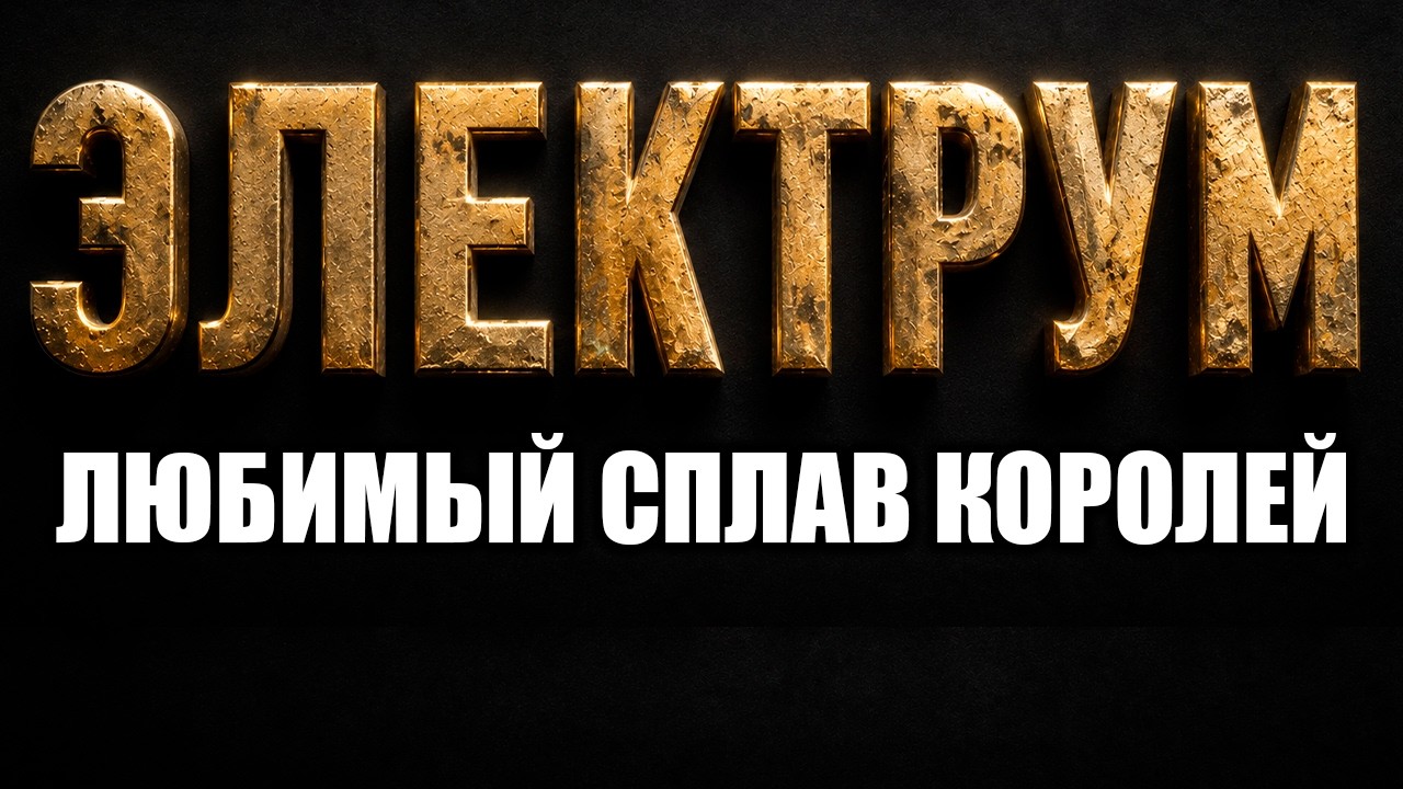 Электрум: Как природа создала &laquo;идеальный сплав&raquo; задолго до появления инженеров