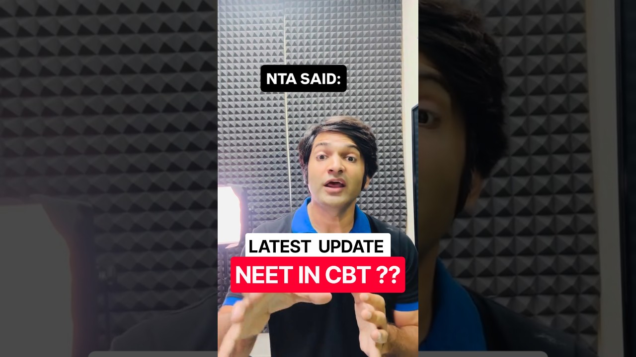 NEET in CBT?? 😳 Latest Update #nta #neet2027 #shorts