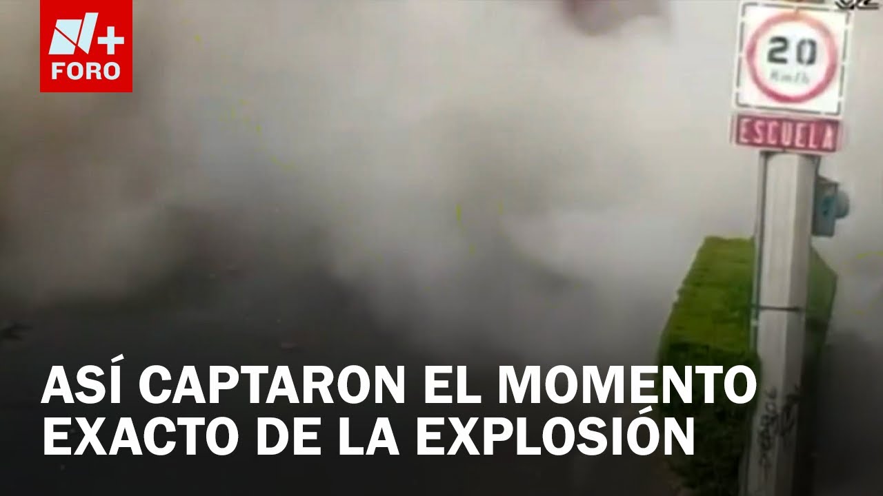Momento exacto de la explosión de una casa por acumulación de gas en Álvaro Obregón - Las Noticias