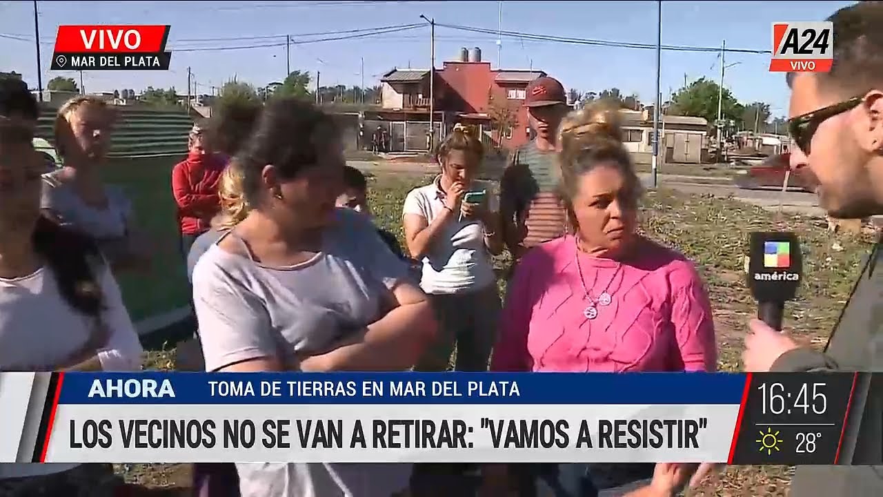 🔴 Toma de tierras en Mar del Plata I A24