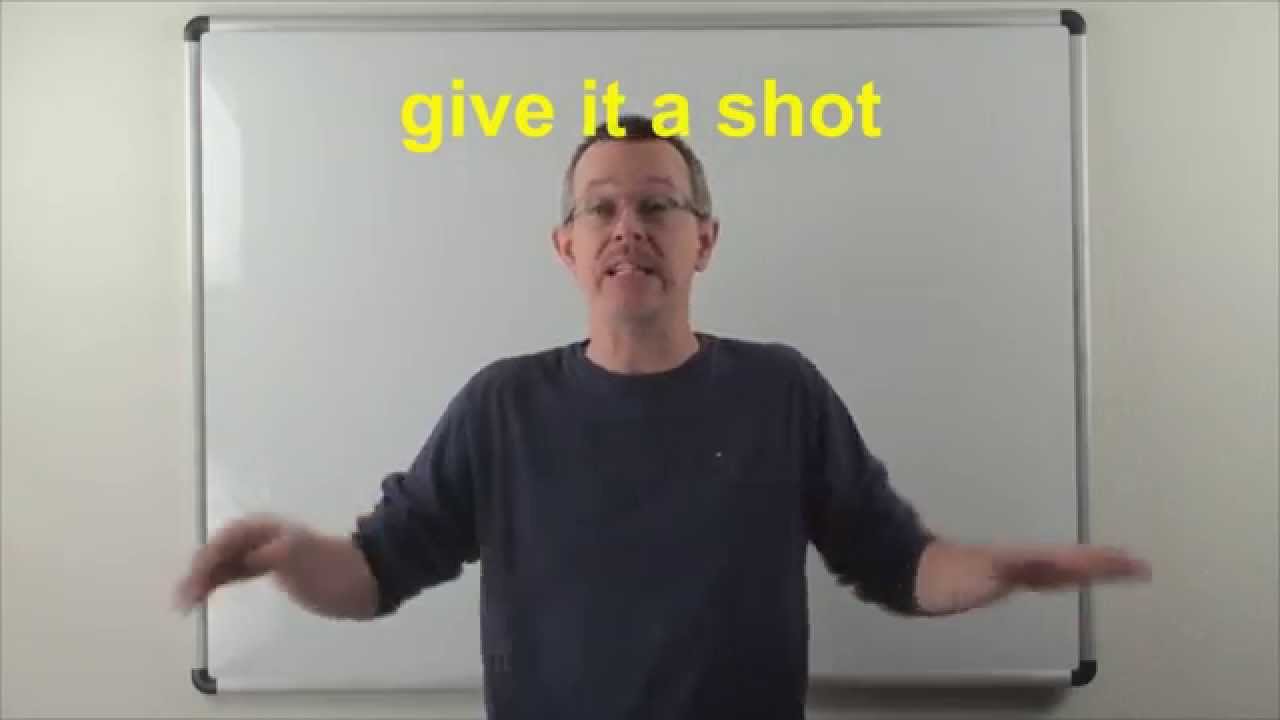 Learn English: Daily Easy English 0877: give it a shot
