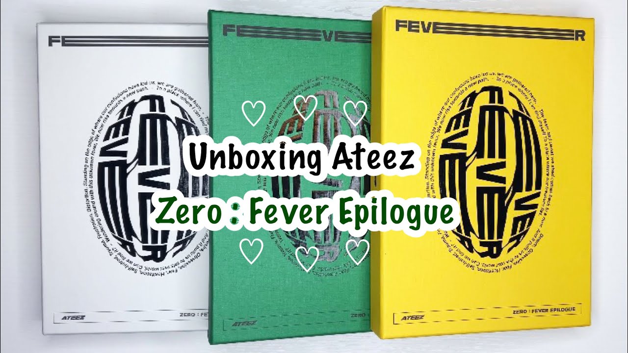 🤍Unboxing Ateez Zero : Fever Epilogue🤍