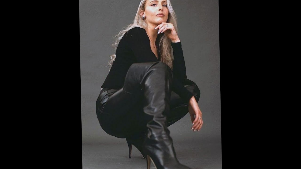 Top trendy design Ideas of Leather and latex long over knee thigh high heel boots for women girls 