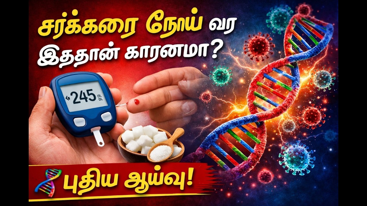 சர்க்கரை நோய் வர இதுதான் காரணமா? 🧬 புதிய ஆய்வு!