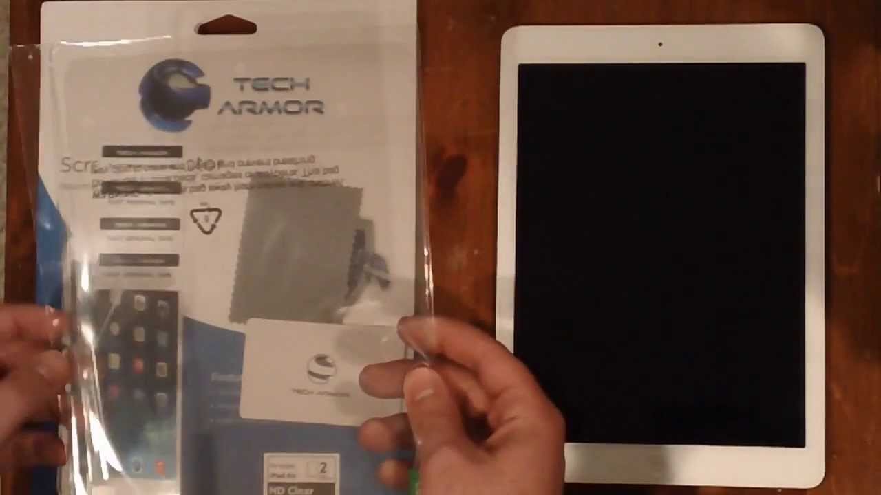 Tech Armor HD Clear Screen Protector iPad Air Review