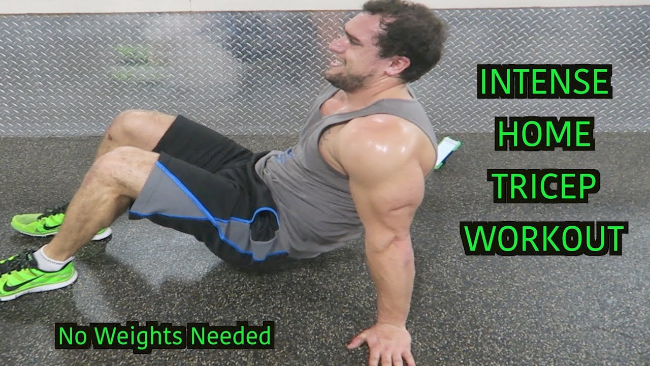 Intense 5 Minute At Home Tricep Workout