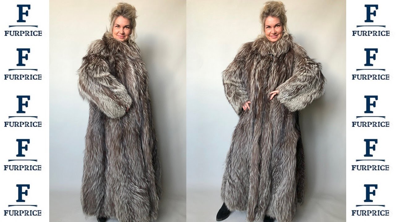 Шуба из меха лисы чернобурки тм AZ FURS (Греция) за 29500 ₽, отличное состояние р.52-54 /11893/