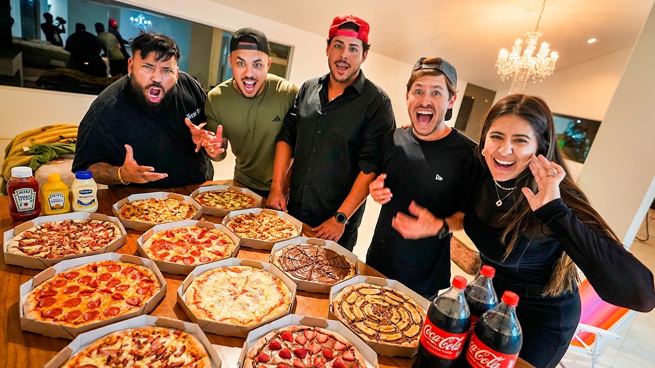 PEDI PIZZA NA NOSSA PRIMEIRA NOITE NA CASA NOVA 🍕