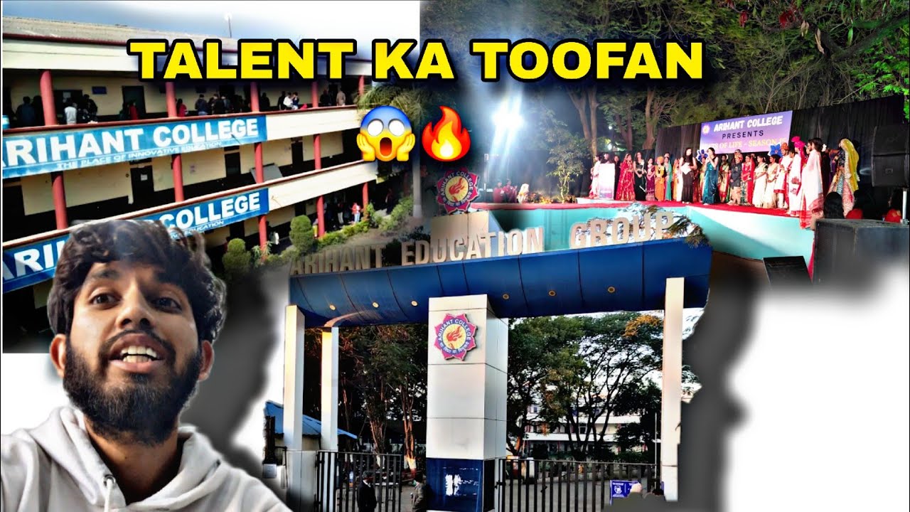 “Arihant College Indore Mein Talent Ka Toofan 😱🔥 | Singing & Fashion Show Vlog”