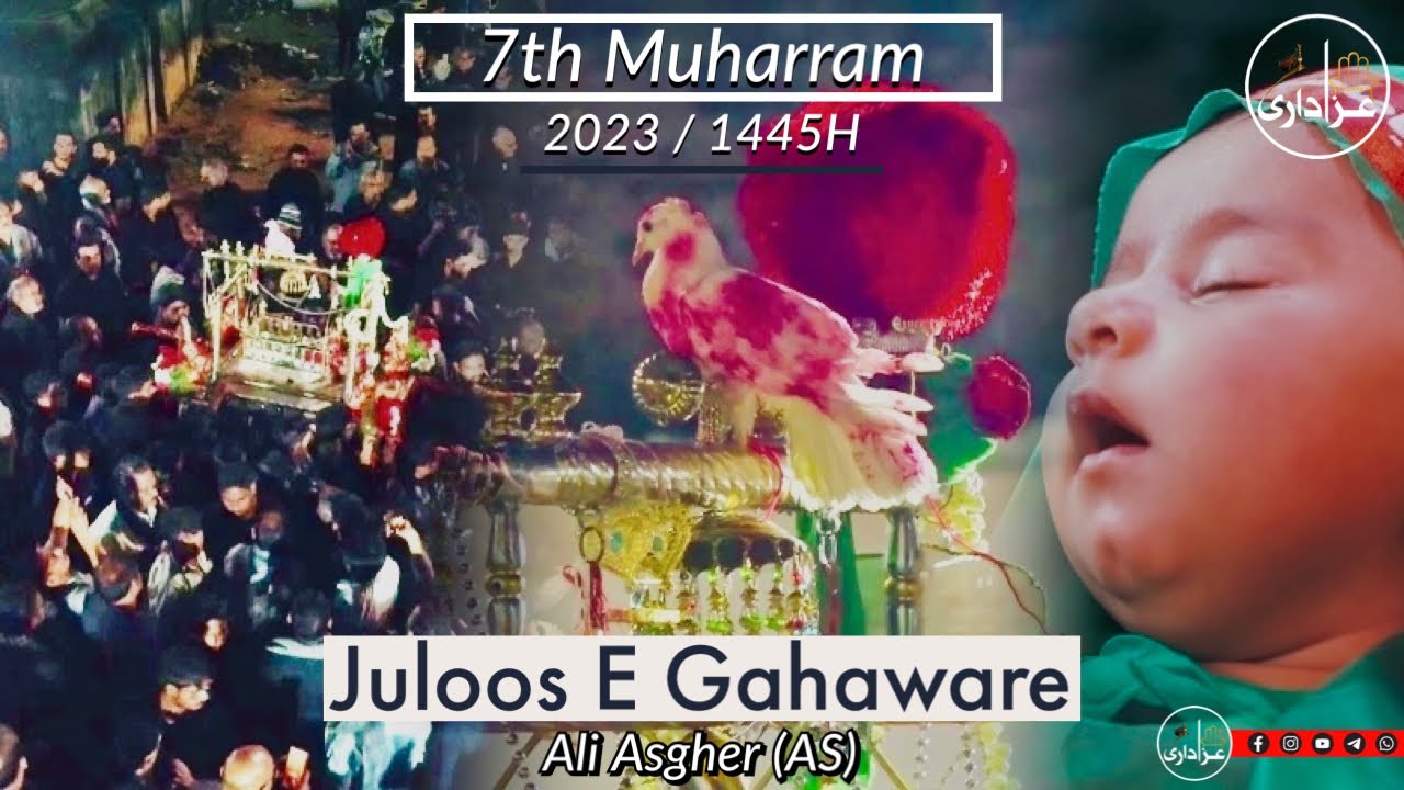 Juloos E Gahaware Ali Asgher (AS) | Drone Clip | 7th Muharram | Nagaram Azadari | 2023 / 1445H