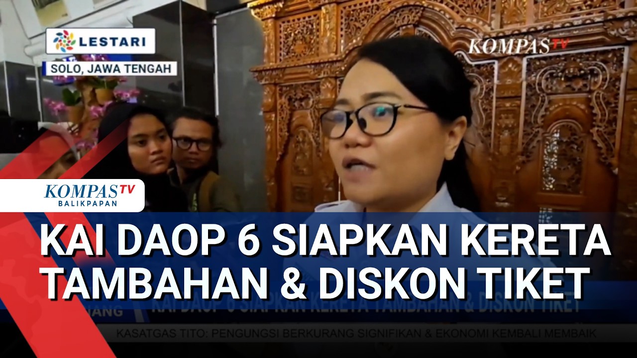 KAI DAOP 6 Siapkan Kereta Tambahan dan Diskon Tiket