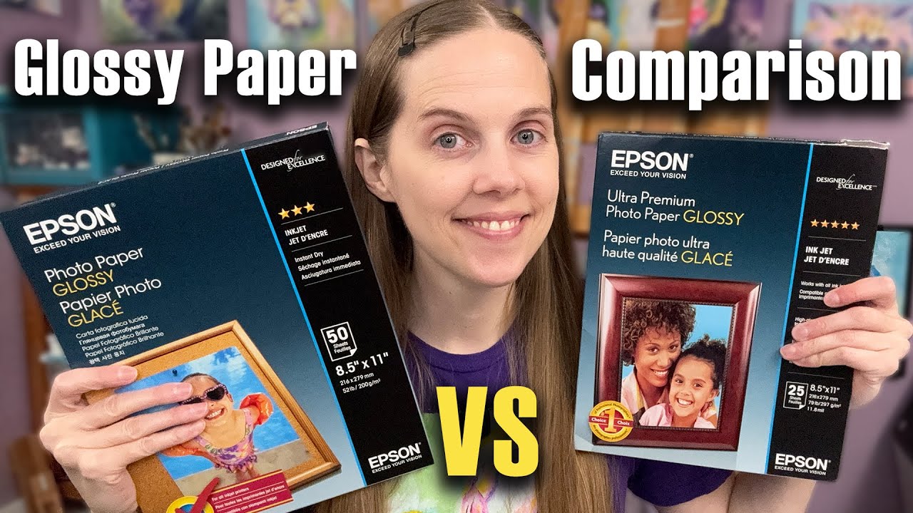 Сравнение глянцевой бумаги Epson: сверхкачественная глянцевая бумага против глянцевой фотобумаги.