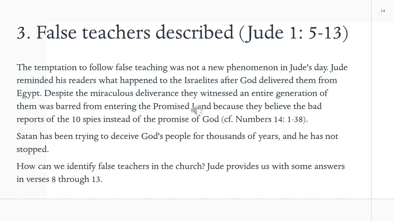 UGP Expositor Illuminator Lesson:  Beware of False Teachers for March 2, 2025