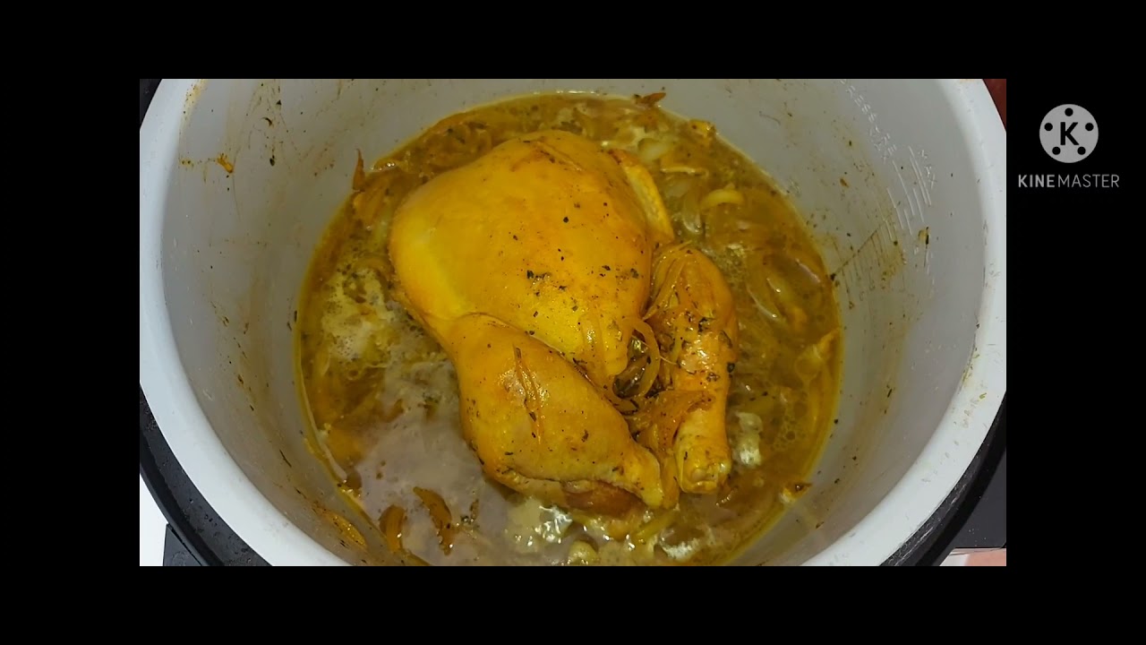 Tajine de Poulet aux olives Frites Ninja Foodi 45 Minطاجين المغربي الدجاج بالزيتون والفريت