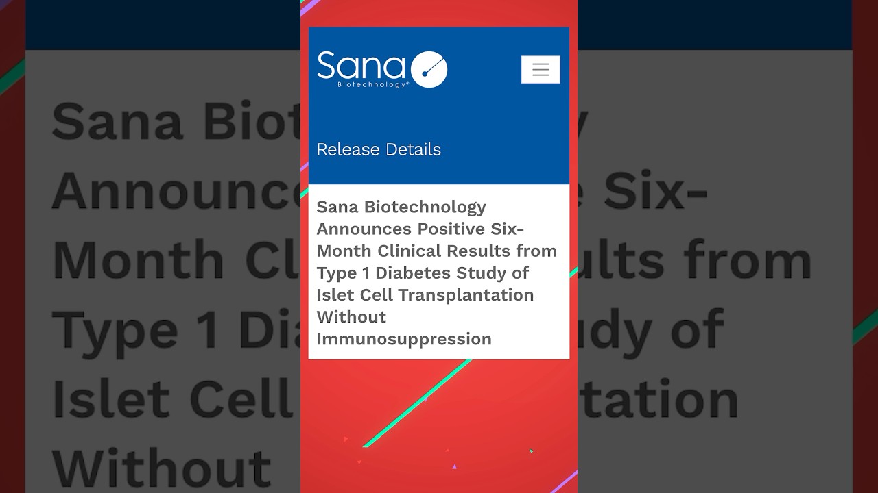 First T1D Patient is Producing Insulin Again &mdash; Without Immunosuppressants! #diabetes