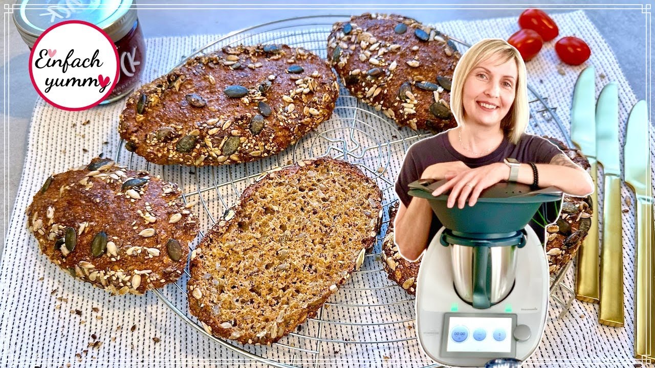Die besten Brötchen zum ABNEHMEN 💪🏻  - Low Carb Brötchen - Thermomix® TM5/TM6