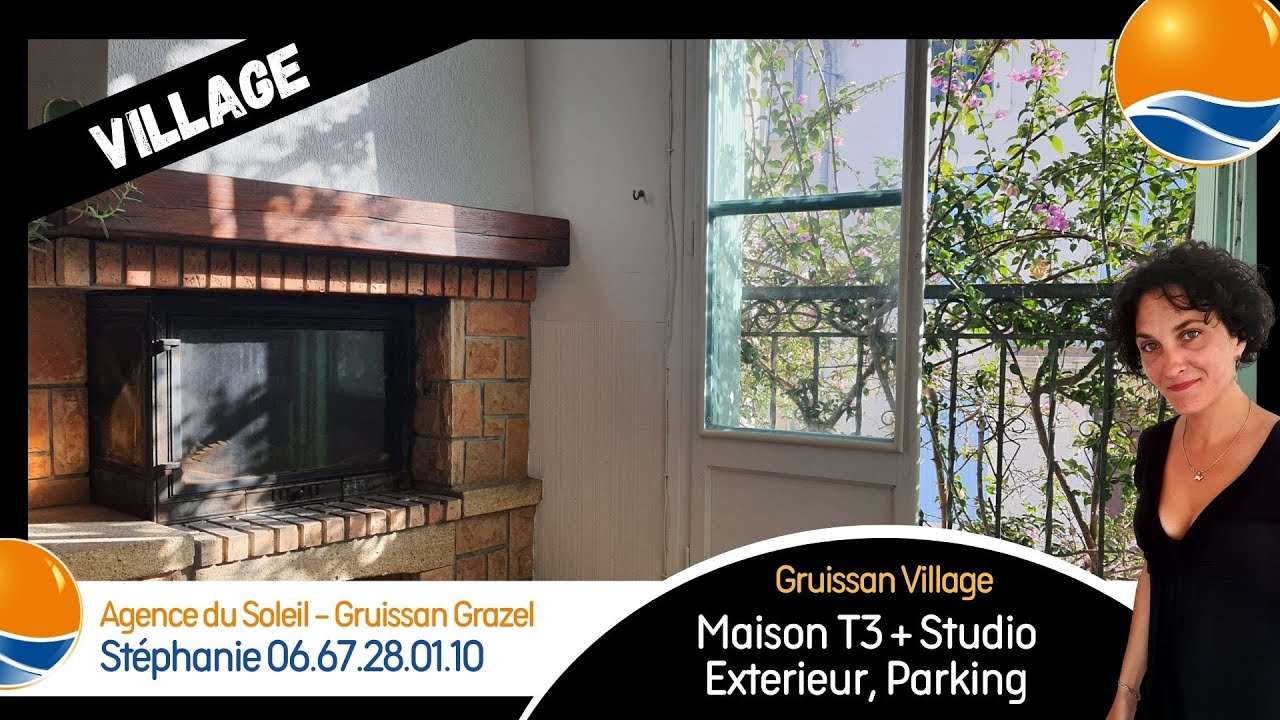 Visite d'une maison de village au coeur de Gruissan (a vendre)