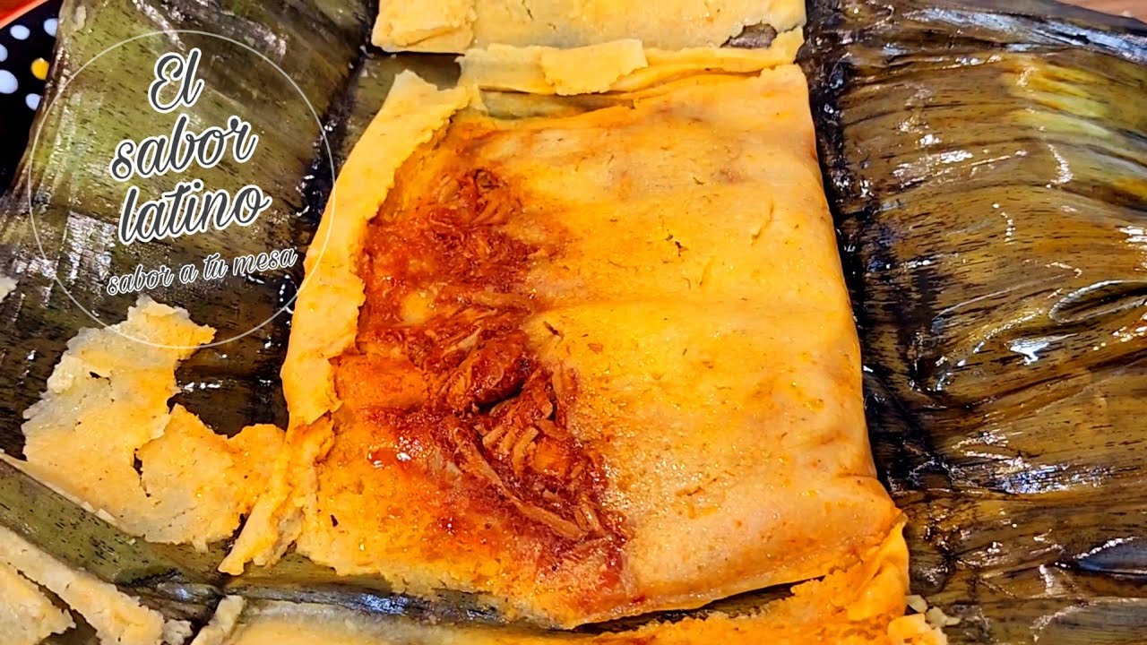 🔴Como hacer unos Deliciosos Tamales Rojos de Puerco y Pollo en Hoja de Platano 🔥