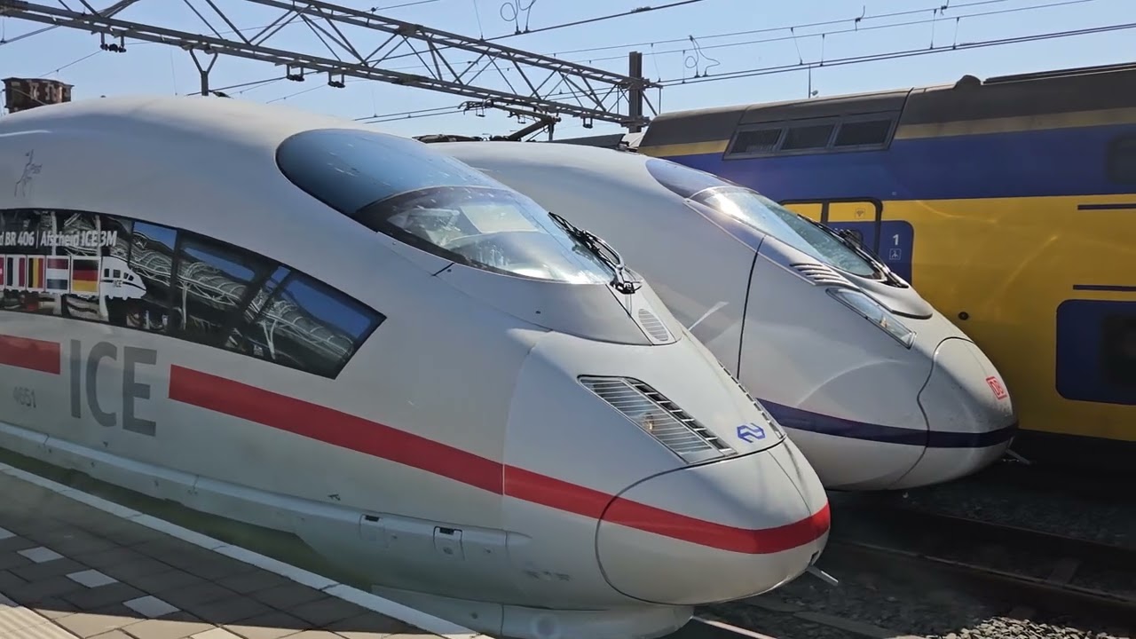 Afscheid/Abschied ICE3M BR406 at Amsterdam Central!