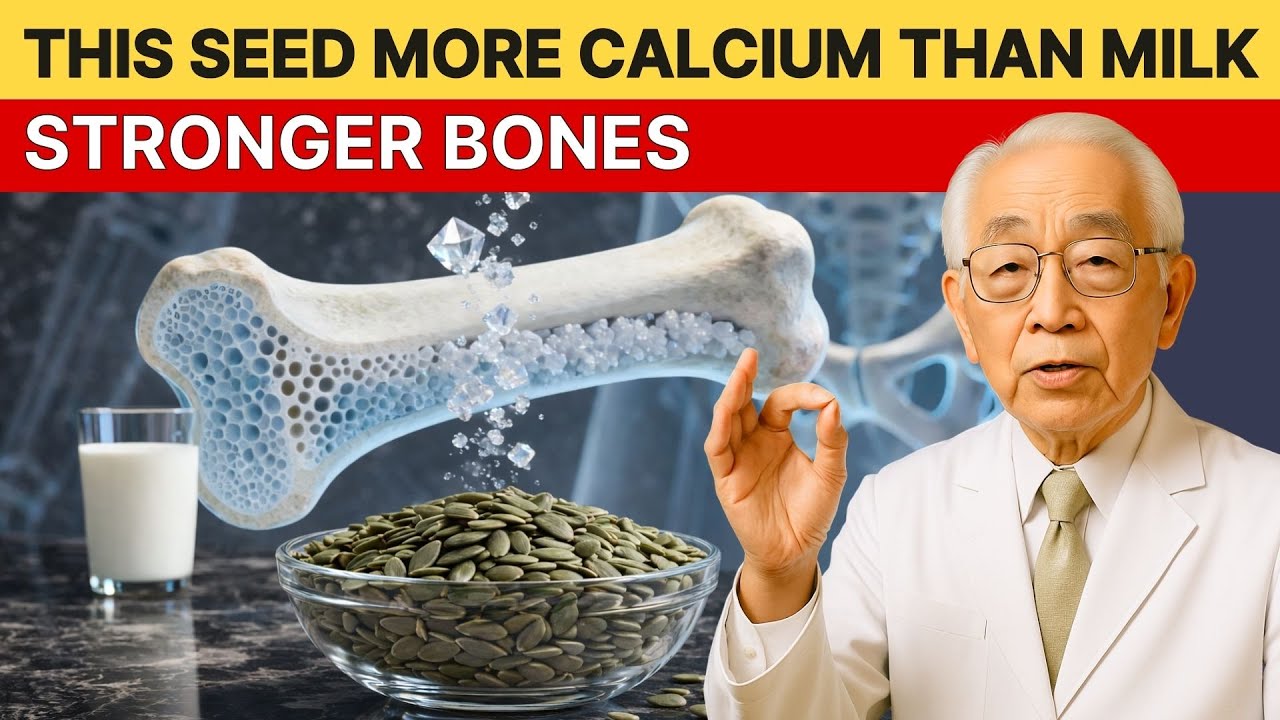 Japan’s Oldest Doctor: Just One SEED with MORE CALCIUM than MILK to STRENGTHEN your BONES