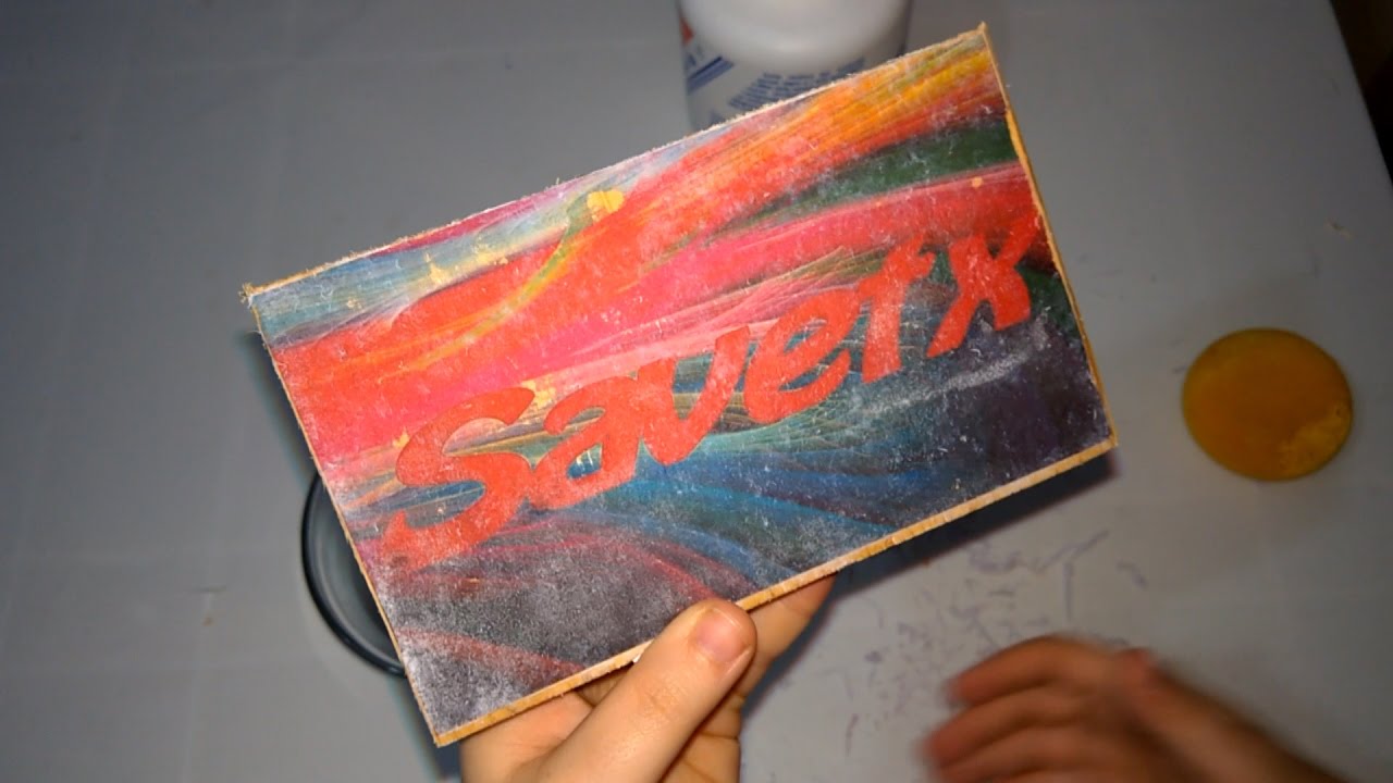 Trasferire una foto sul legno con la vinavil