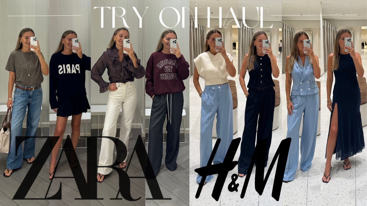 Latest ZARA and H&M *** | try on HAUL | ***