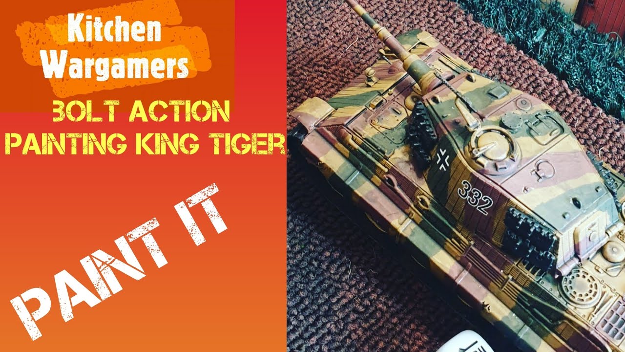 Bolt action painting king Tiger