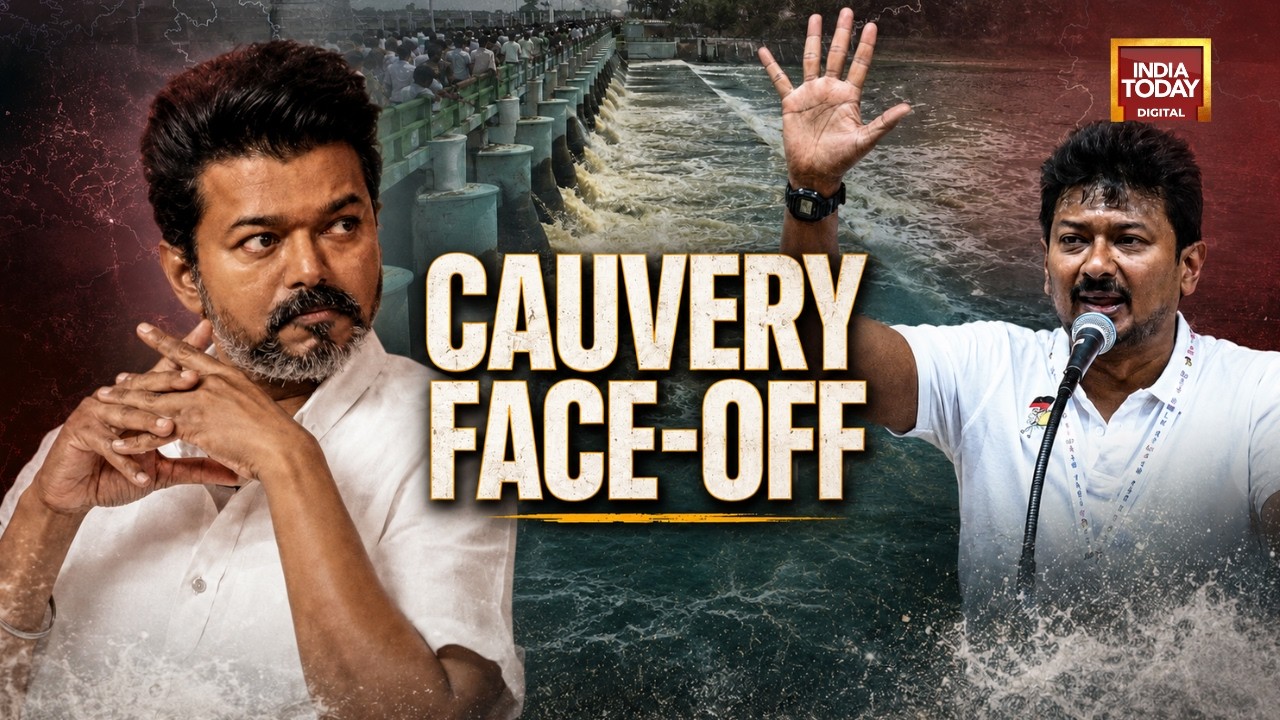 &lsquo;Ready to Be Humiliated for Tamil Nadu&rsquo;: Vijay, Udhayanidhi Clash Over Mekedatu
