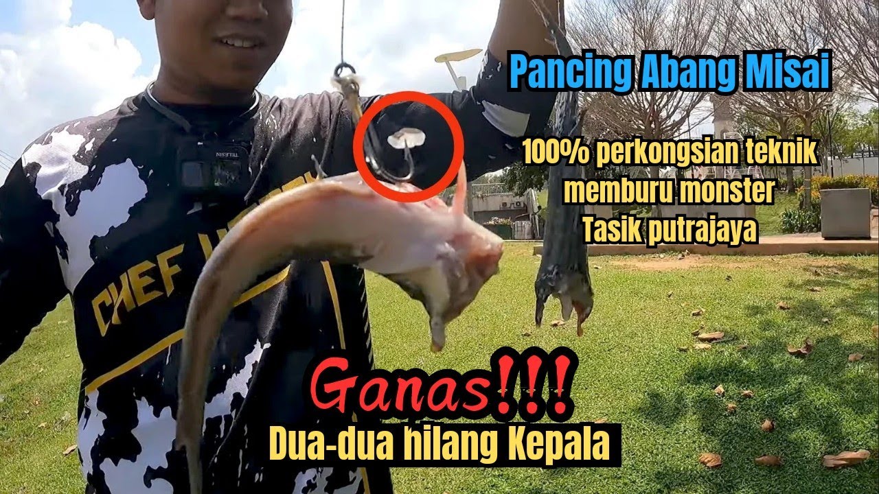 Teknik Mancing ikan Toman di Floria Putrajaya