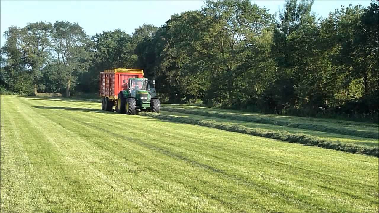 John Deere 7710 met Schuitemaker Rapide 2000 loonbedrijf Meyners
