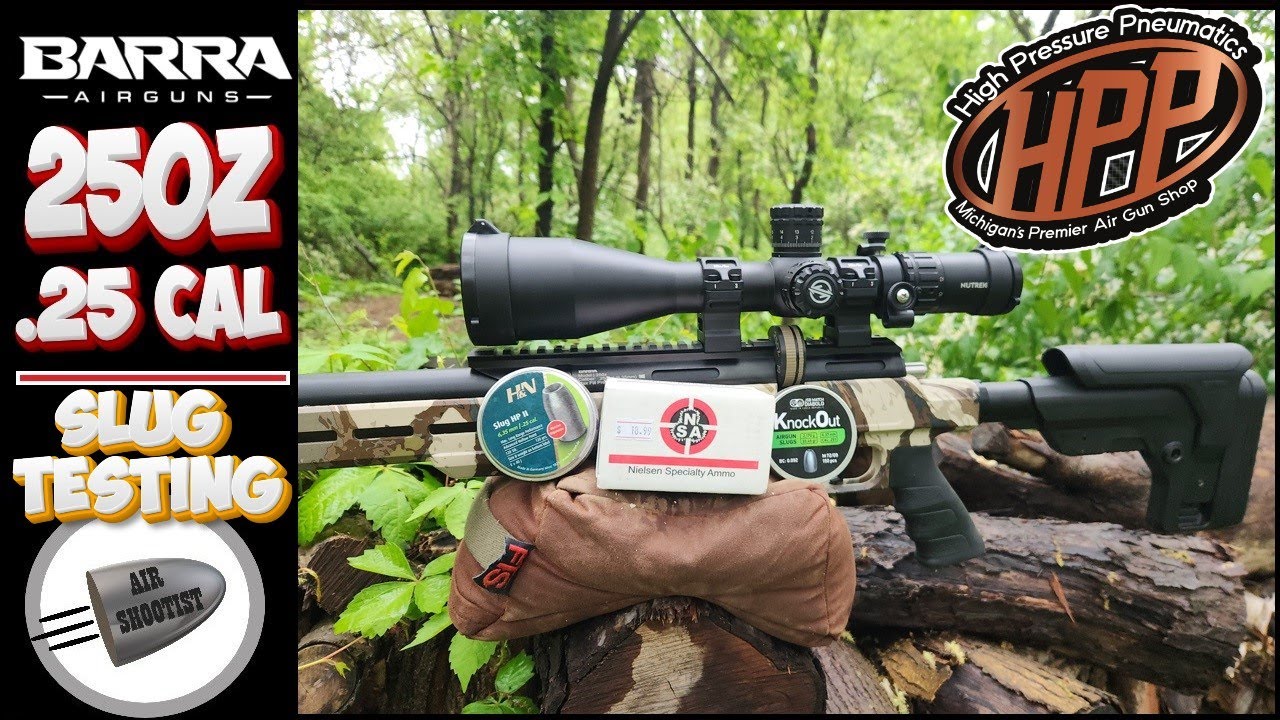 Testing Random Slugs in the .25 Cal Barra 250Z from @highpressurepneumatics!