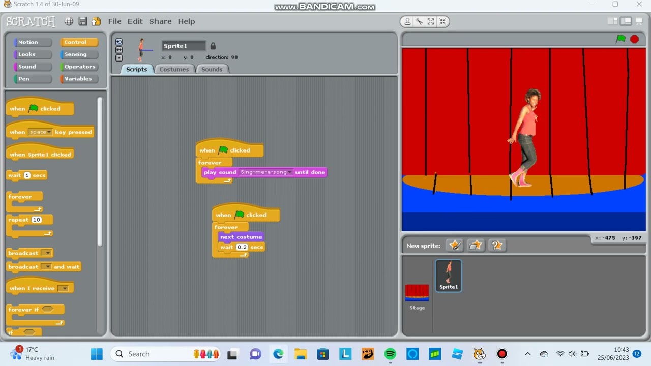how to share projects in scratch 1.4