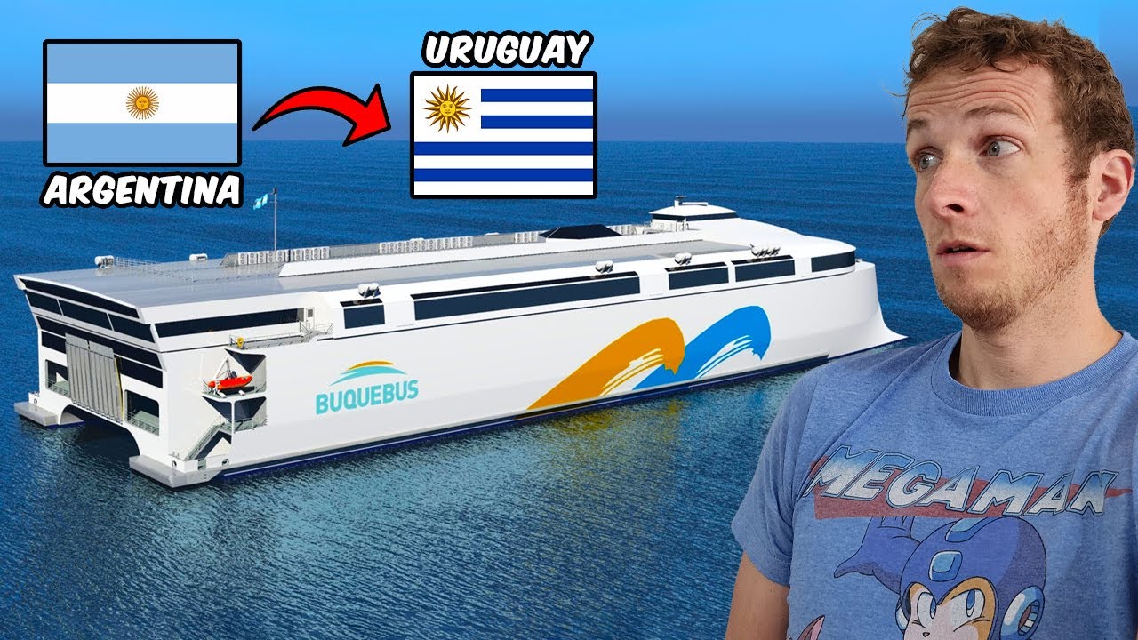 Буэнос-Айрес в Монтевидео на Buquebus Ferry | Путешествие по Рио-де-ла-Плата 🇺🇾