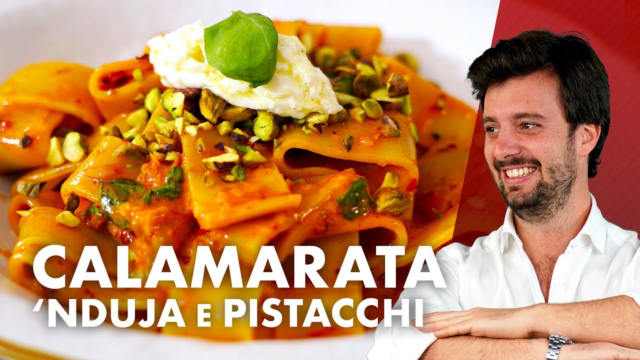 Calamarata con 'nduja e pistacchi *I PIATTI VOSTRI*