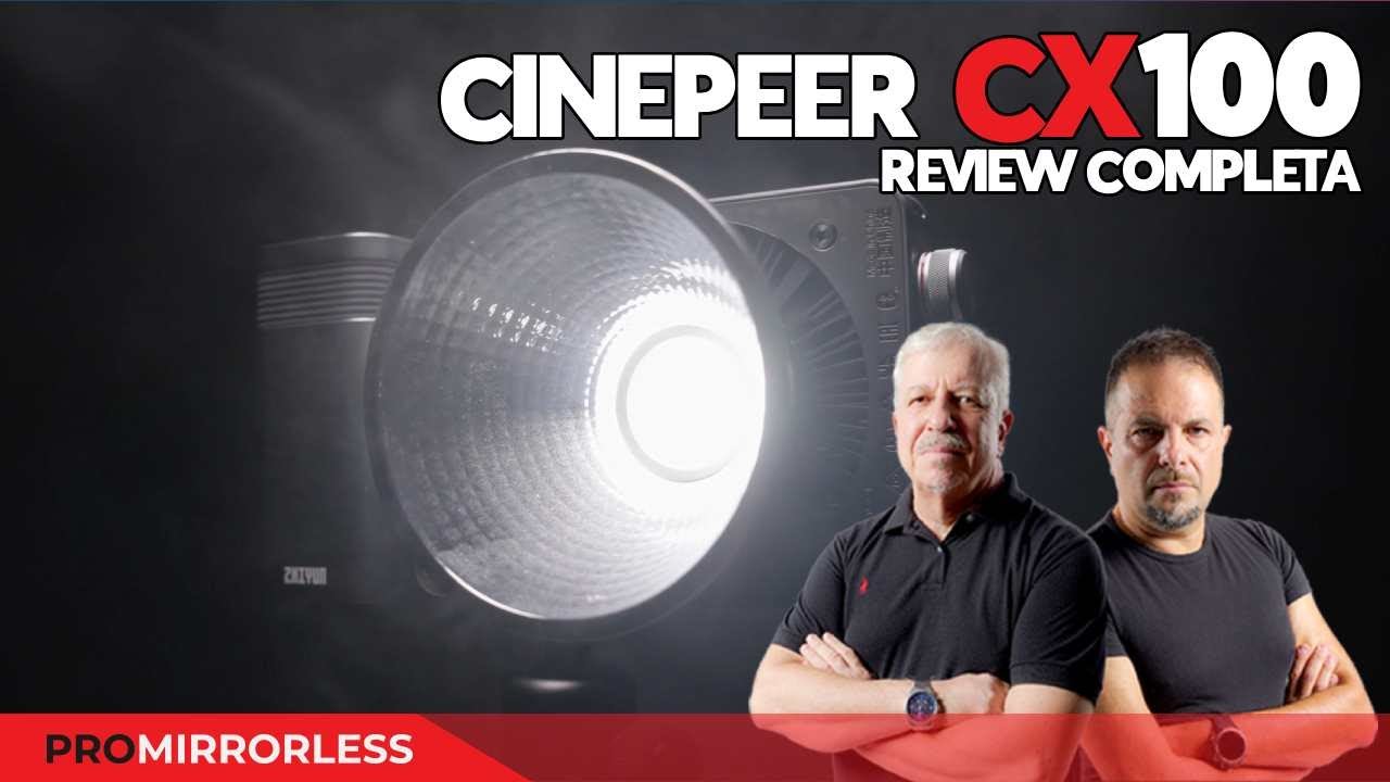 100 watt di luce in una sola mano e a batteria - CINEPEER CX100 REVIEW e TEST COMPLETO!